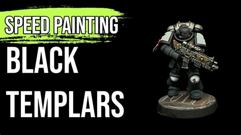 Speed Painting Black Templars Easy Tutorial YouTube