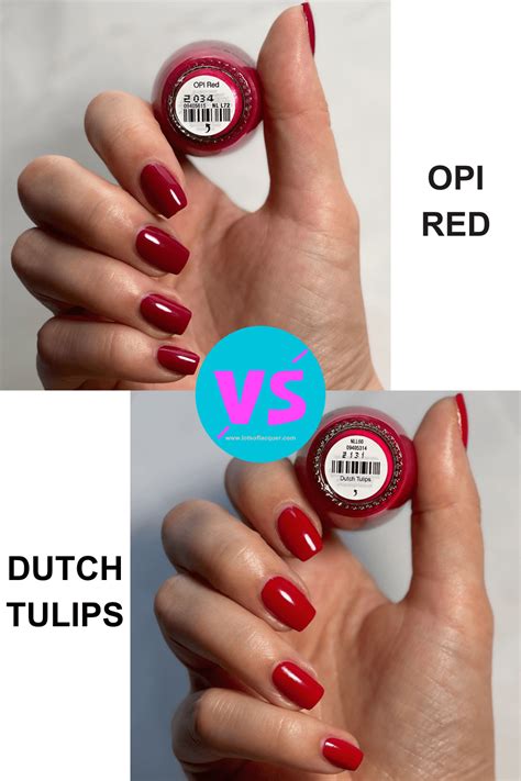 Opi Red Review Comparisons Lots Of Lacquer