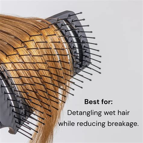 L Ange Hair Siena Wide Brush Pro Detangler Vented Flexible Heat Resistant For All Hair