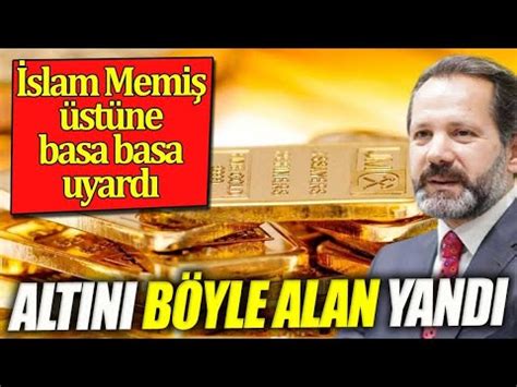 Altını bu şekilde alan yandı İslam Memiş üstüne basa basa uyardı YouTube