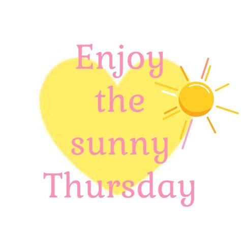 Sunny Thursday