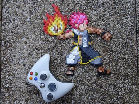 Natsufairytailperlerbeadsprite Pixelartbybigbossffdeviantart