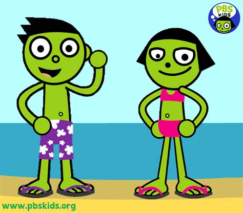 PBS Kids Digital Art - Dash and Dot at the Beach by Miguel130509 on DeviantArt