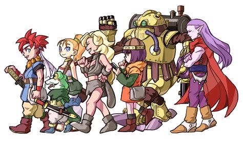 Lucca Ashtear Crono Marle Ayla Robo And 2 More Chrono Trigger