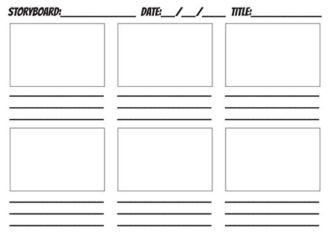 A Storyboard Template