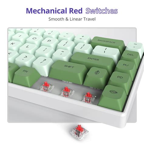 Mua Owpkeenthy Wired Percent Mechanical Gaming Keyboard Creamy