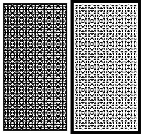 Motif de coupe au laser vectoriel modèle abstrait Vecteur Premium