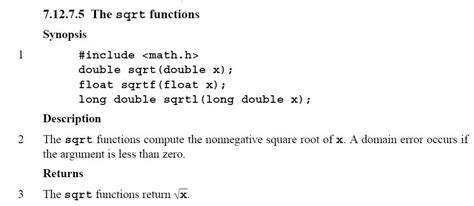 Lessons In Coding The Sqrt Function In C And C