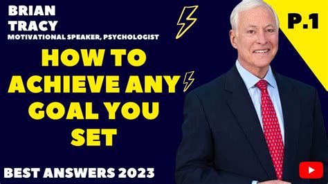 Organising Your Life Brian Tracy How To Achieve Any Goal You Set Youtube