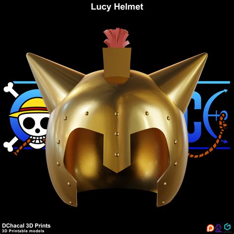 🪖 Lucy Helmet - One Piece・ STL File for 3D printing・Cults