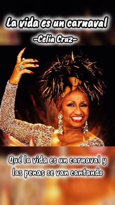 La Vida Es Un Carnaval Celia Cruz Alex 2024 Alexis Shortsfeed