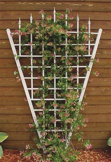 Dura Trel 58 In W X 94 In H White Vinyl Traditional Garden Trellis