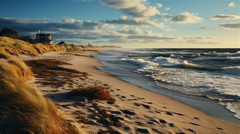 Playa De Dunas En El Alem N Sylt Schleswigholstein Foto Premium