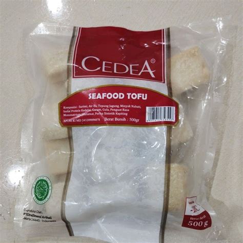 Jual Cedea Seafood Tofu Gr Shopee Indonesia