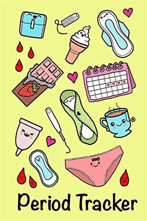 Period Tracker A Monthly Menstrual Tracker Made Fun With Cute Draw