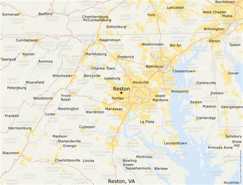 Reston Va Zip Code Map Map Of World