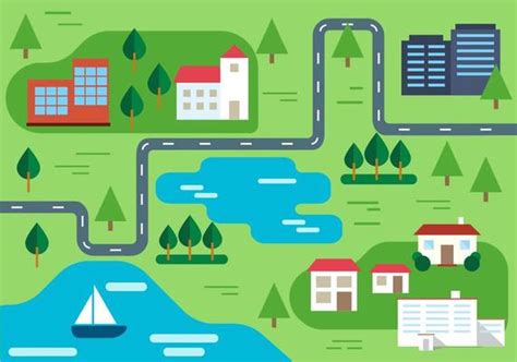 Rural Road Vector Art Icons And Graphics For Free Download