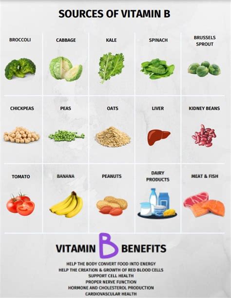 Vitamin Foods Reference Chart Printable Instant Download Etsy In