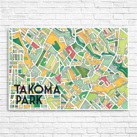 Takoma Park Neighborhood Map