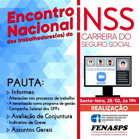 Encontro Nacional Dos A Trabalhadores Do Inss Sindisprevrs