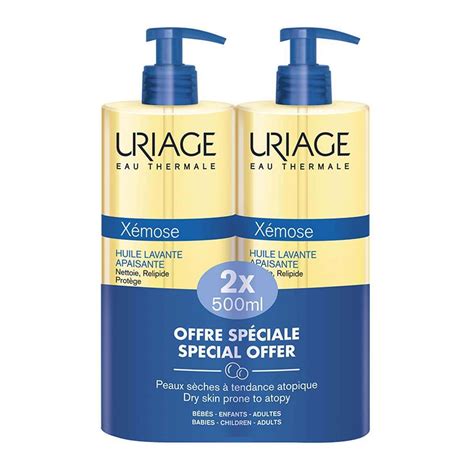 Uriage Xémose Huile Lavante 2x500ml