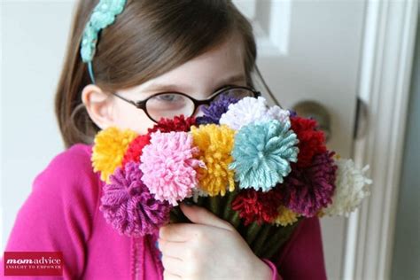 How To Make A Pom Pom Flower Bouquet Momadvice