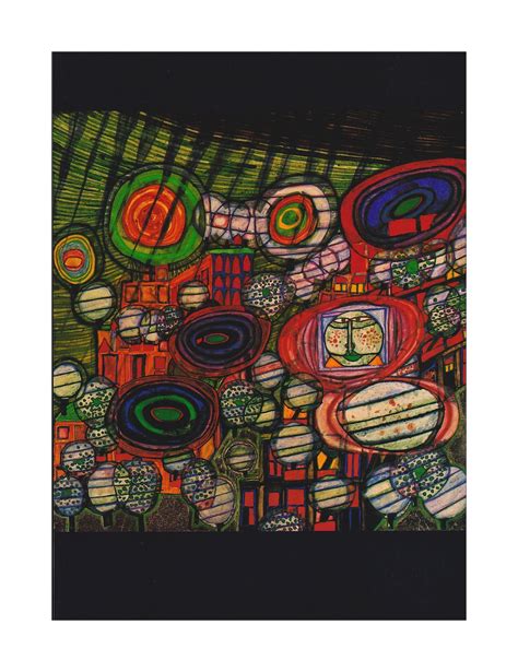 Friedensreich Hundertwasser Tree Tenants Do Not Sleep Circles Etsy