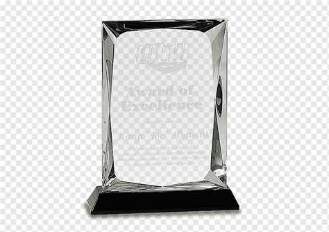 Trophy Glass Award Engraving Commemorative Plaque Glass Trophy Png