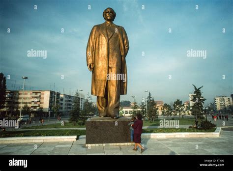 Enver hoxha statue hi-res stock photography and images - Alamy