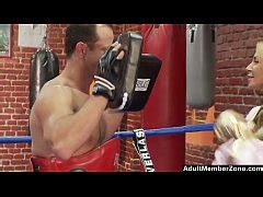 Busty Blonde Boxer Gets A Sexual Workout Xxx Mobile Porno Videos Movies IPornTV Net