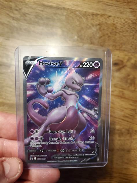 Mavin Pokemon Mewtwo V Swsh Full Art Promo Card