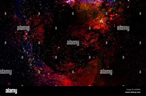 Cosmic space and stars, color cosmic abstract background. Fire effect in space Stock Photo - Alamy