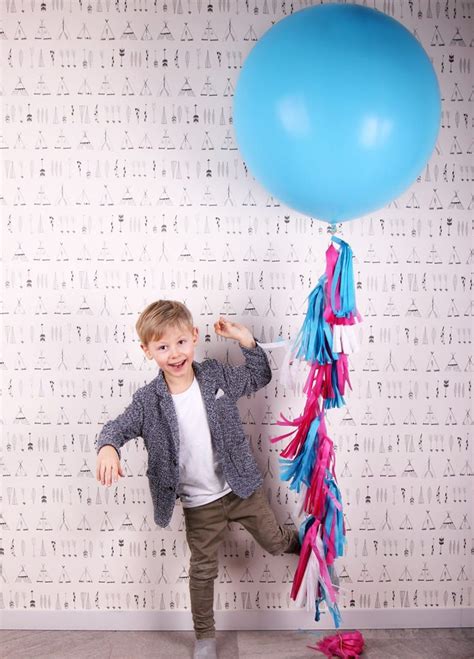 Balon pastelowy OLBRZYM błękitny 1m Balony giganty gumowe