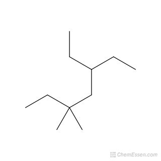 Dimethyl Ethylheptane Structure C H Over Million