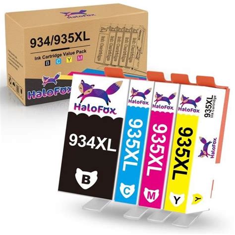 Remplacement Pour HALOFOX 4 Cartouche D Encre HP 934XL 935XL 934 XL 935