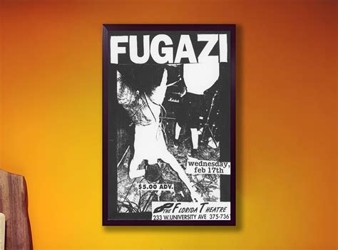 Fugazi Band, Band poster, Concert Poster sold by Elysee Overwhelming ...