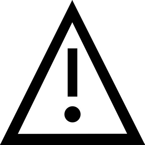 Download Warning Svg Png Icon Free Download Triangle With Exclamation