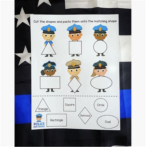 Police Officer Printable Craft