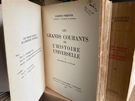 Jacques Pirenne Les Grands Courants De L Histoire Universelle Costa