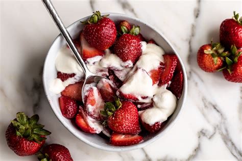 Strawberries And Cream Cooking With Cocktail Rings