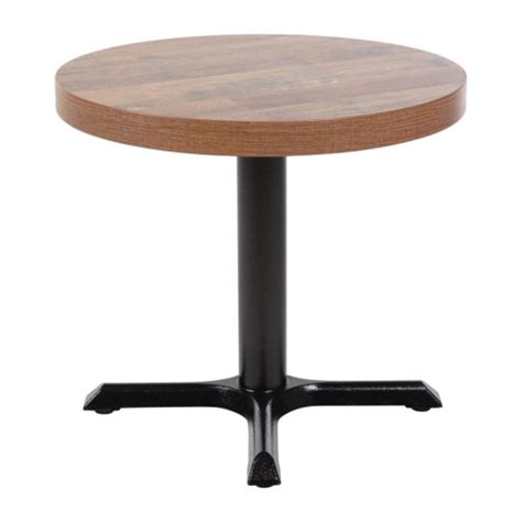 Plateau De Table Rond Effet Bois Vieilli Mm Bolero