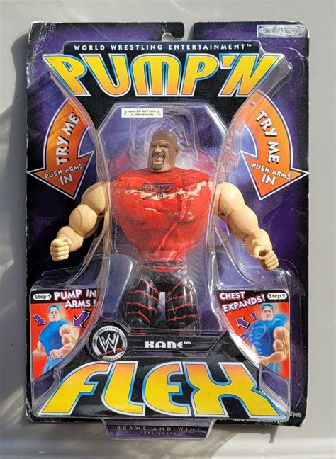 Wwe Wwf Ljn Classic Superstar Pump N Flex Raw Kane Wrestling Figure EBay