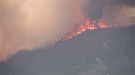 Evacuations Ordered As Firefighters Battle 350 Acre Brush Fire In