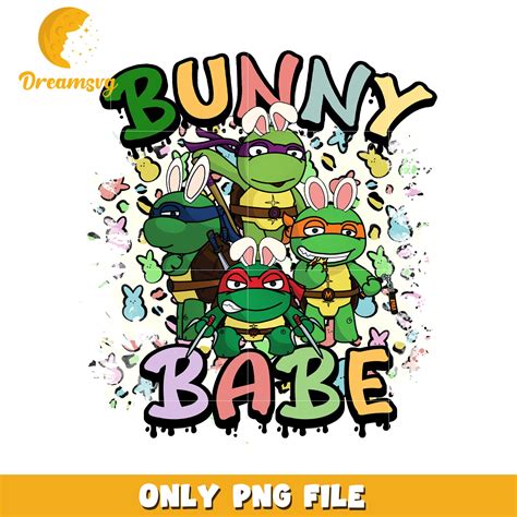 Easter Bunny Ninja Turtles PNG – DreamSVG Store