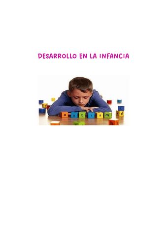 Desarrollo En La Infancia Pdf