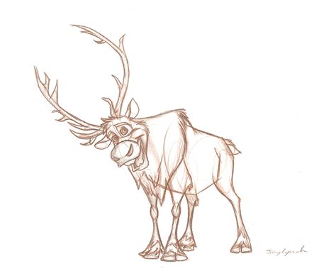 Sven sketch - Frozen Photo (36719460) - Fanpop