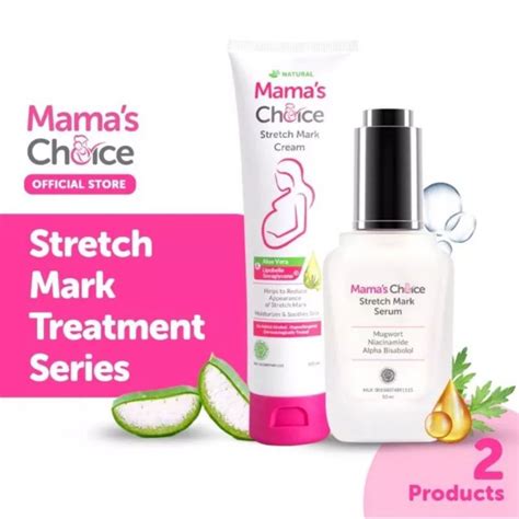 Jual Stretch Mark Treatment Mama S Choice Cream Serum Krim Anti