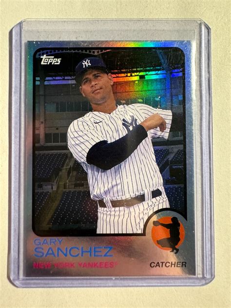 K172 312 2021 Topps Archives Rainbow Foil 132 Gary Sanchez 150 EBay