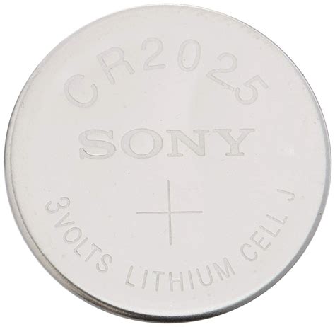 Sony CR2025 3 Volt Lithium Coin Cell Battery Single Walmart