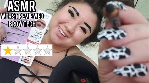 Asmr Worst Reviewed Makeup Artist Does Your Eyebrows Fast And